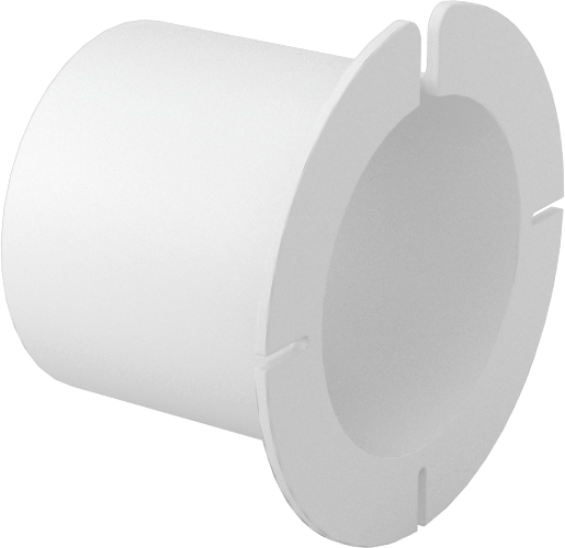 Kolay Kurulumlu Kuru Çalışan Flanşlı Kovanlı Rulman, 3/4" Mil Çapı için, 25/32" Uzunluk