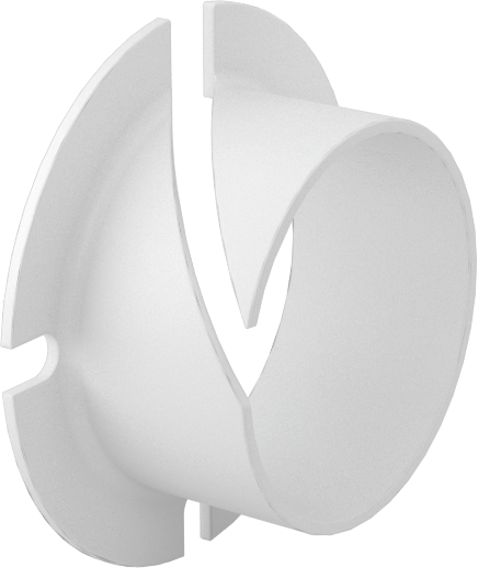 Kolay Kurulumlu Kuru Çalışan Flanşlı Kovanlı Rulman, 7/8" Mil Çapı için, 1/2" Uzunluk