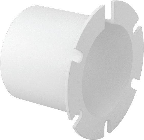 Kolay Kurulumlu Kuru Çalışan Flanşlı Kovanlı Rulman, 1-1/4" Mil Çapı için