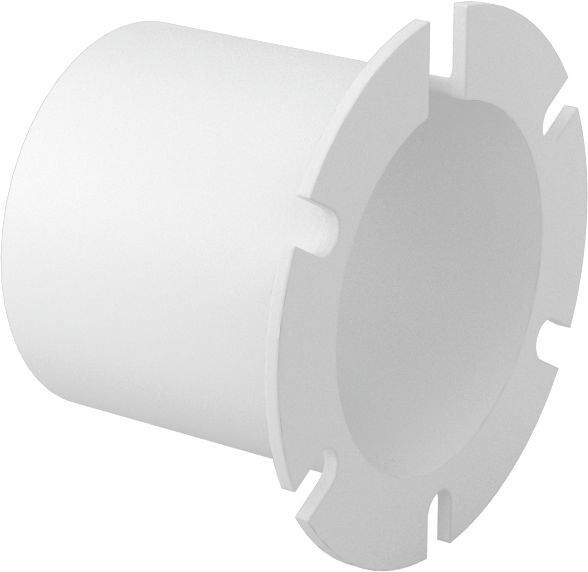 Kolay Kurulumlu Kuru Çalışan Flanşlı Kovanlı Rulman, 1-1/2" Mil Çapı için