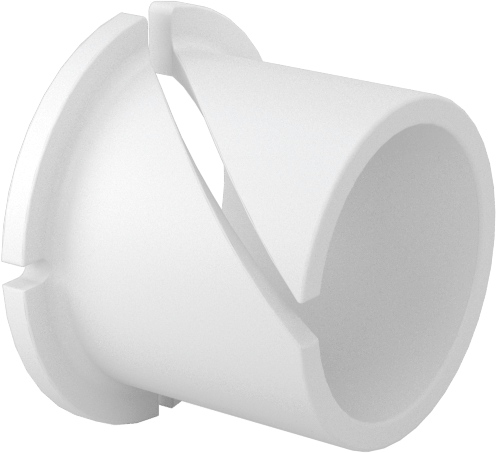 Kolay Kurulumlu Kuru Çalışan Flanşlı Kovanlı Rulman, 8 mm Mil Çapı için