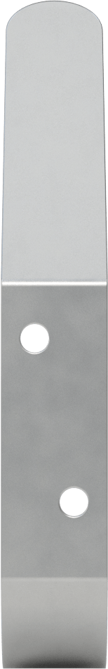 Asma Kancalı Raf, Kanca, 3/4“ Genişlik x 5-1/2” Yükseklik x 2-1/2" Derinlik Toplam