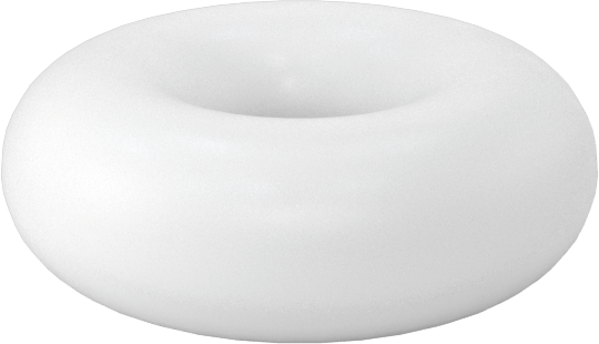 Yumuşak Viton® Floroelastomer O-Ring, FDA Uyumlu, 3/64 Kesirli Genişlik, Dash No. 002