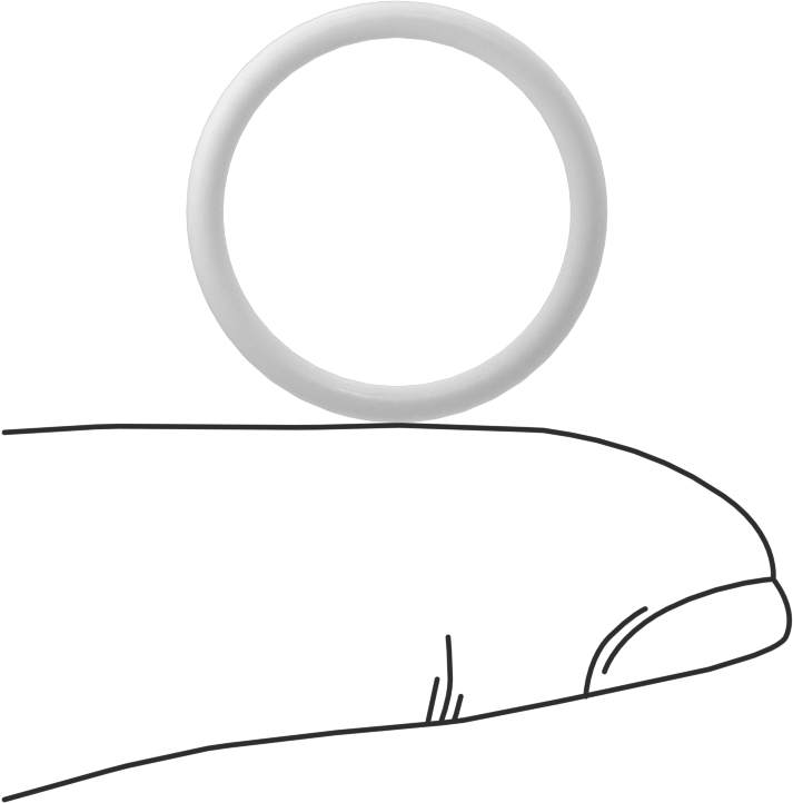 Yumuşak Viton® Floroelastomer O-Ring, FDA Uyumlu, 1/16 Kesirli Genişlik, Dash No. 017