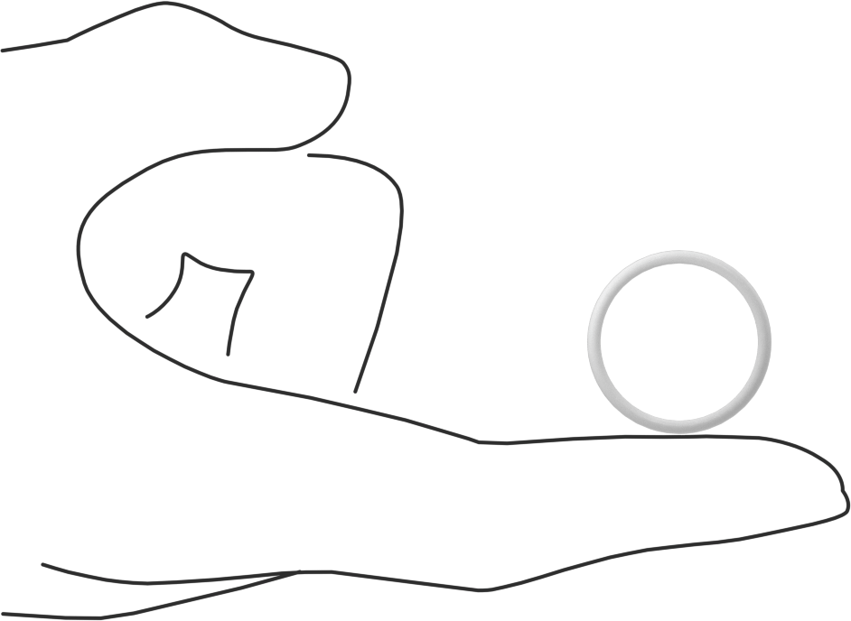 Yumuşak Viton® Floroelastomer O-Ring, FDA Uyumlu, 1/16 Kesirli Genişlik, Dash No. 020
