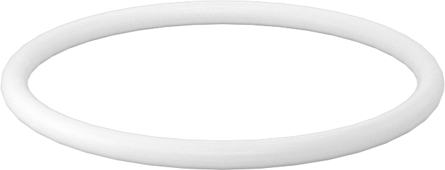 Yumuşak Viton® Floroelastomer O-Ring, FDA Uyumlu, 1/16 Kesirli Genişlik, Dash No. 023