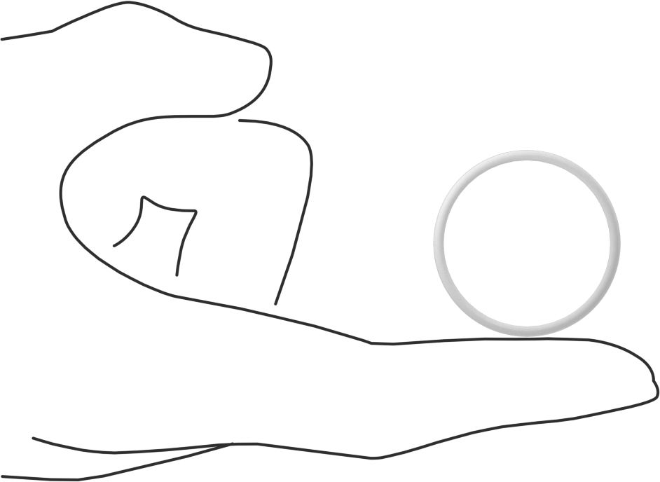Yumuşak Viton® Floroelastomer O-Ring, FDA Uyumlu, 1/16 Kesirli Genişlik, Dash No. 025