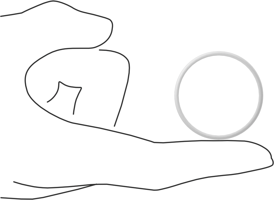 Yumuşak Viton® Floroelastomer O-Ring, FDA Uyumlu, 1/16 Kesirli Genişlik, Dash No. 028