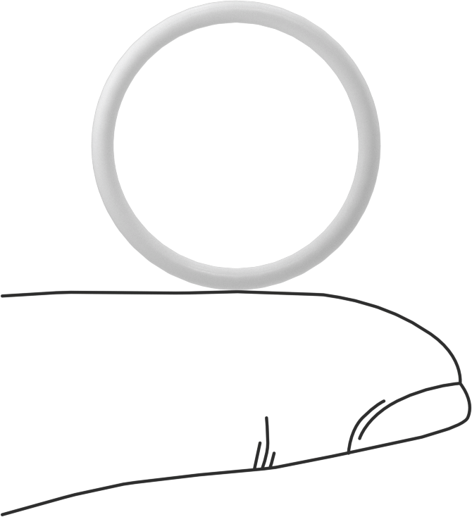 Yumuşak Viton® Floroelastomer O-Ring, FDA Uyumlu, 1/16 Kesirli Genişlik, Dash No. 019