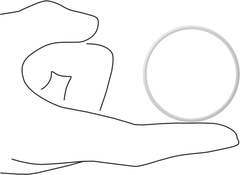 Yumuşak Viton® Floroelastomer O-Ring, FDA Uyumlu, 1/16 Kesirli Genişlik, Dash No. 031