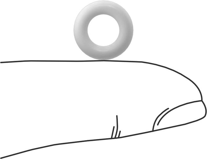 Yumuşak Viton® Floroelastomer O-Ring, FDA Uyumlu, 3/32 Kesirli Genişlik, Dash No. 108