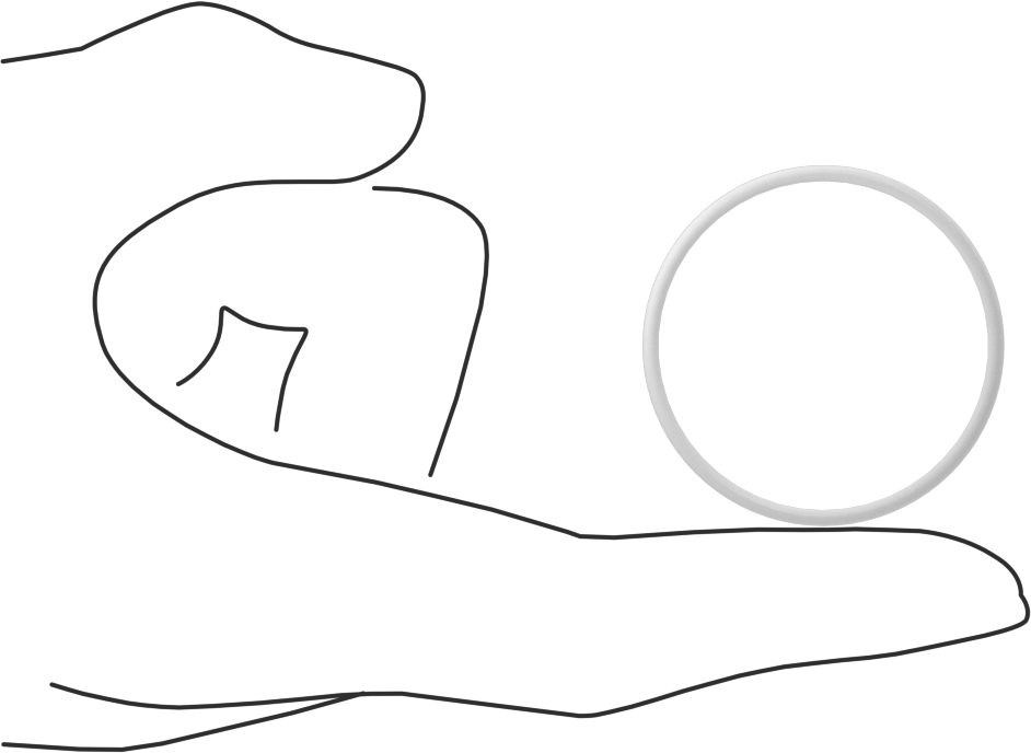Yumuşak Viton® Floroelastomer O-Ring, FDA Uyumlu, 1/16 Kesirli Genişlik, Dash No. 029