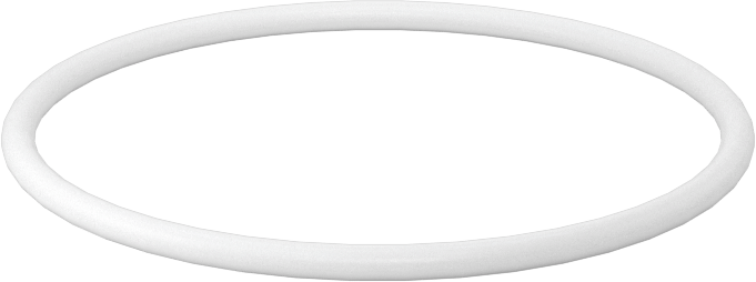 Yumuşak Viton® Floroelastomer O-Ring, FDA Uyumlu, 1/16 Kesirli Genişlik, Dash No. 029