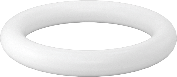 Yumuşak Viton® Floroelastomer O-Ring, FDA Uyumlu, 3/32 Kesirli Genişlik, Dash No. 113