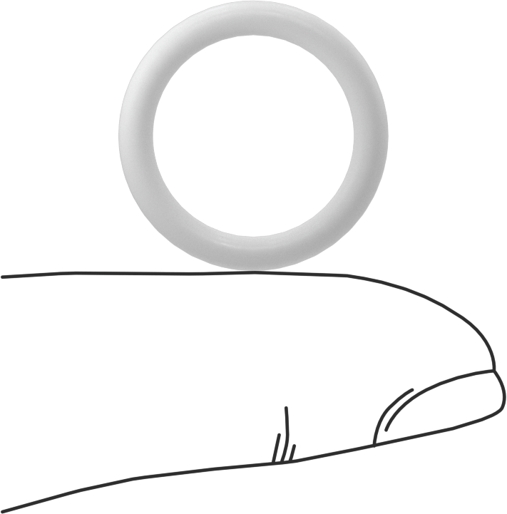 Yumuşak Viton® Floroelastomer O-Ring, FDA Uyumlu, 3/32 Kesirli Genişlik, Dash No. 114