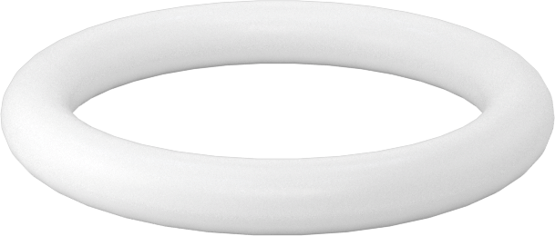 Yumuşak Viton® Floroelastomer O-Ring, FDA Uyumlu, 3/32 Kesirli Genişlik, Dash No. 114