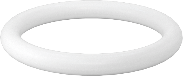 Yumuşak Viton® Floroelastomer O-Ring, FDA Uyumlu, 3/32 Kesirli Genişlik, Dash No. 116