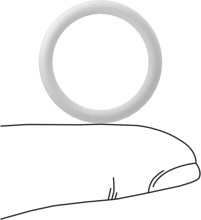 Yumuşak Viton® Floroelastomer O-Ring, FDA Uyumlu, 3/32 Kesirli Genişlik, Dash No. 116