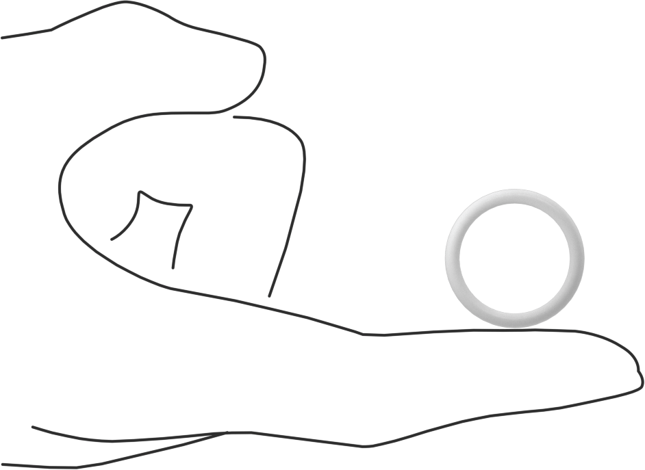Yumuşak Viton® Floroelastomer O-Ring, FDA Uyumlu, 3/32 Kesirli Genişlik, Dash No. 117