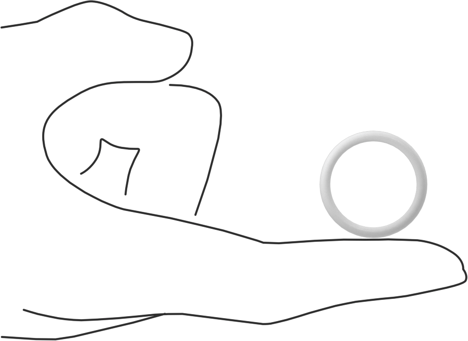 Yumuşak Viton® Floroelastomer O-Ring, FDA Uyumlu, 3/32 Kesirli Genişlik, Dash No. 118