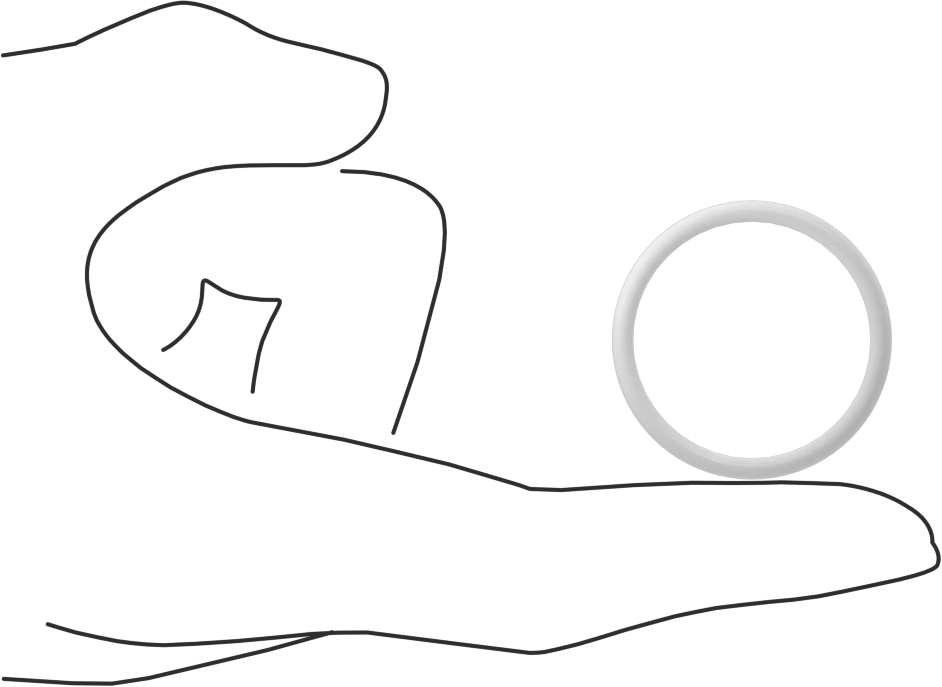 Yumuşak Viton® Floroelastomer O-Ring, FDA Uyumlu, 3/32 Kesirli Genişlik, Dash No. 123