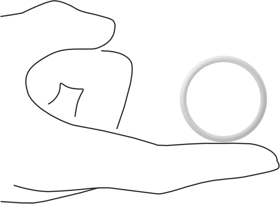 Yumuşak Viton® Floroelastomer O-Ring, FDA Uyumlu, 3/32 Kesirli Genişlik, Dash No. 124