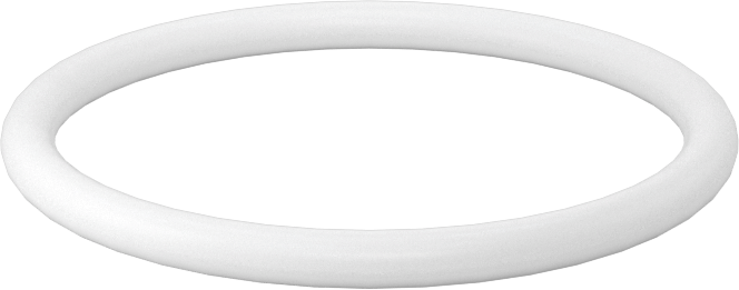 Yumuşak Viton® Floroelastomer O-Ring, FDA Uyumlu, 3/32 Kesirli Genişlik, Dash No. 124