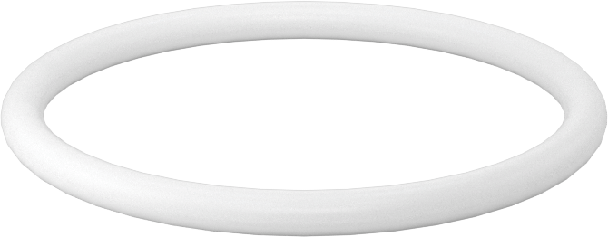 Yumuşak Viton® Floroelastomer O-Ring, FDA Uyumlu, 3/32 Kesirli Genişlik, Dash No. 125