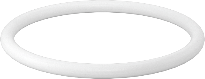 Yumuşak Viton® Floroelastomer O-Ring, FDA Uyumlu, 3/32 Kesirli Genişlik, Dash No. 126