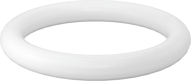 Yumuşak Viton® Floroelastomer O-Ring, FDA Uyumlu, 1/8 Kesirli Genişlik, Dash No. 212
