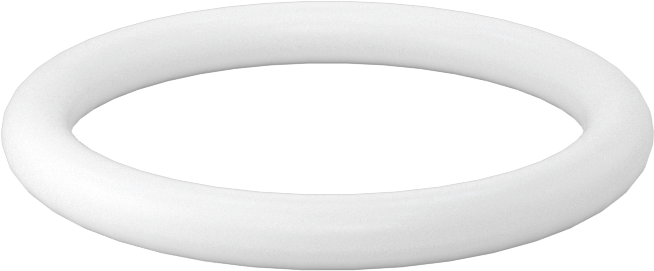 Yumuşak Viton® Floroelastomer O-Ring, FDA Uyumlu, 1/8 Kesirli Genişlik, Dash No. 215