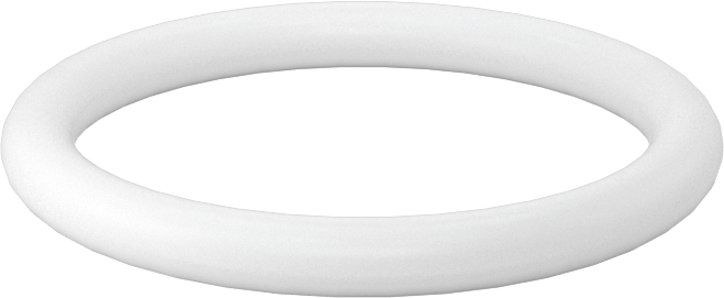 Yumuşak Viton® Floroelastomer O-Ring, FDA Uyumlu, 1/8 Kesirli Genişlik, Dash No. 216