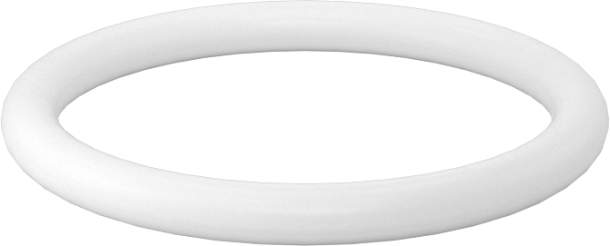 Yumuşak Viton® Floroelastomer O-Ring, FDA Uyumlu, 1/8 Kesirli Genişlik, Dash Numara 218