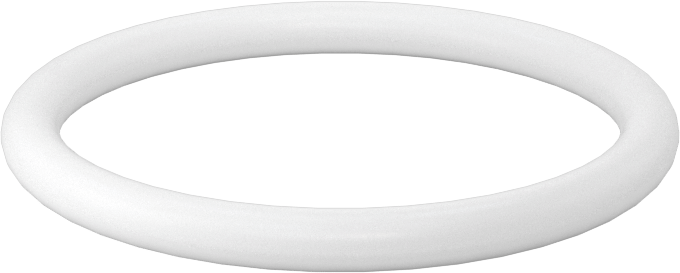 Yumuşak Viton® Floroelastomer O-Ring, FDA Uyumlu, 1/8 Kesirli Genişlik, Dash No. 220