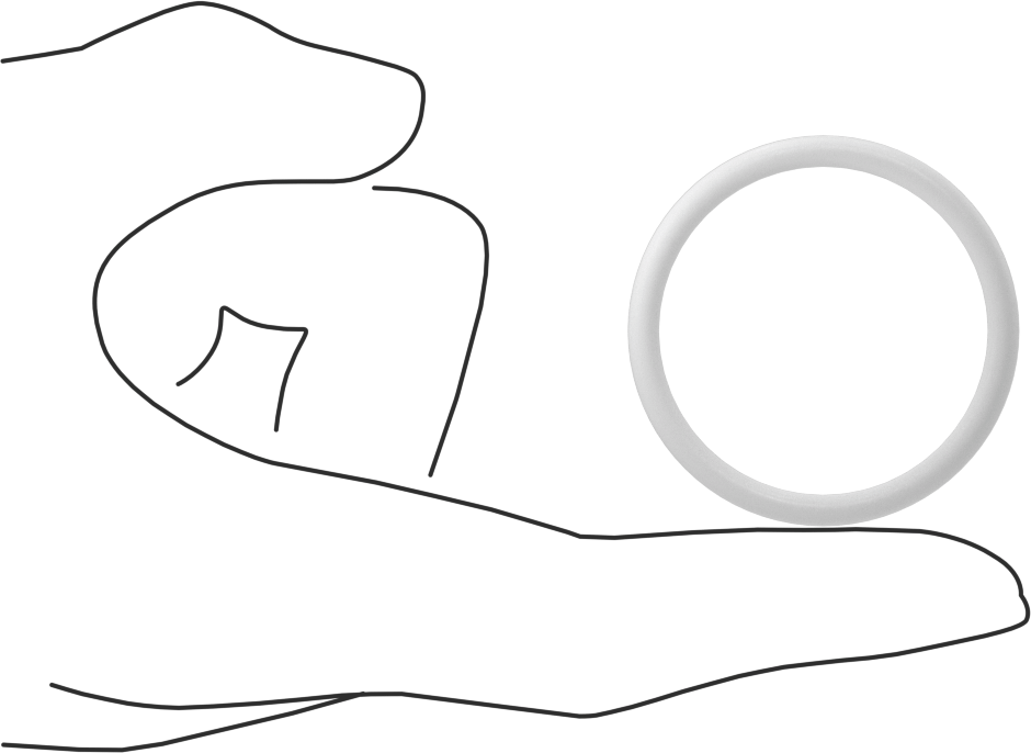 Yumuşak Viton® Floroelastomer O-Ring, FDA Uyumlu, 1/8 Kesirli Genişlik, Dash No. 222