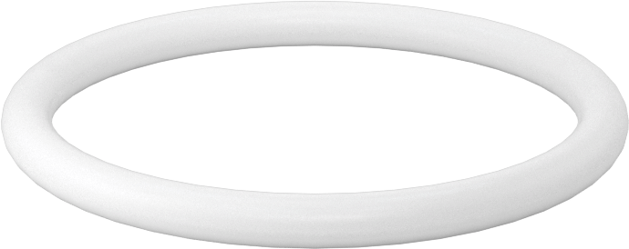 Yumuşak Viton® Floroelastomer O-Ring, FDA Uyumlu, 1/8 Kesirli Genişlik, Dash No. 222