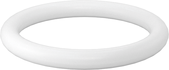 Yumuşak Viton® Floroelastomer O-Ring, FDA Uyumlu, 1/8 Kesirli Genişlik, Dash Numarası 214