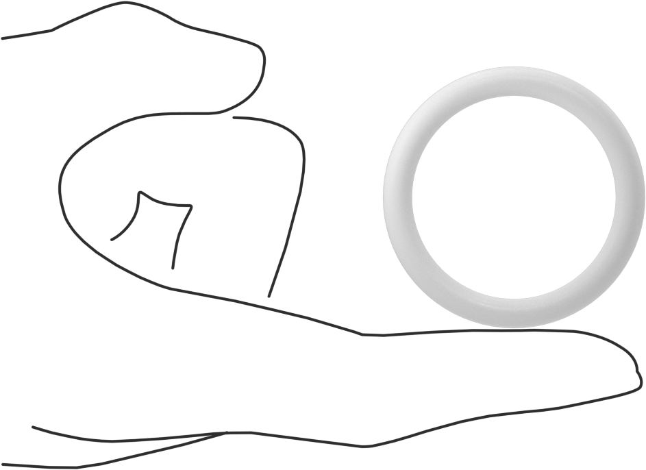 Yumuşak Viton® Floroelastomer O-Ring, FDA Uyumlu, 3/16 Fraksiyonel Genişlik, Dash No. 325