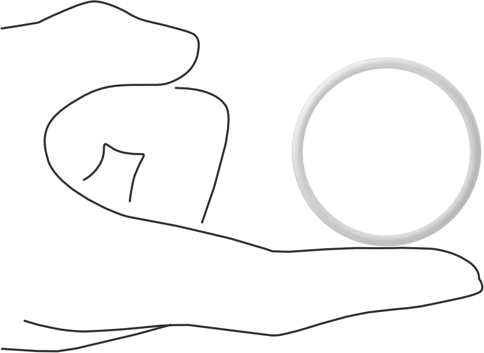 Yumuşak Viton® Floroelastomer O-Ring, FDA Uyumlu, 3/32 Kesirli Genişlik, Dash No. 130