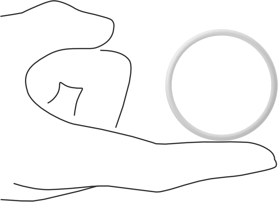 Yumuşak Viton® Floroelastomer O-Ring, FDA Uyumlu, 3/32 Kesirli Genişlik, Dash No. 131