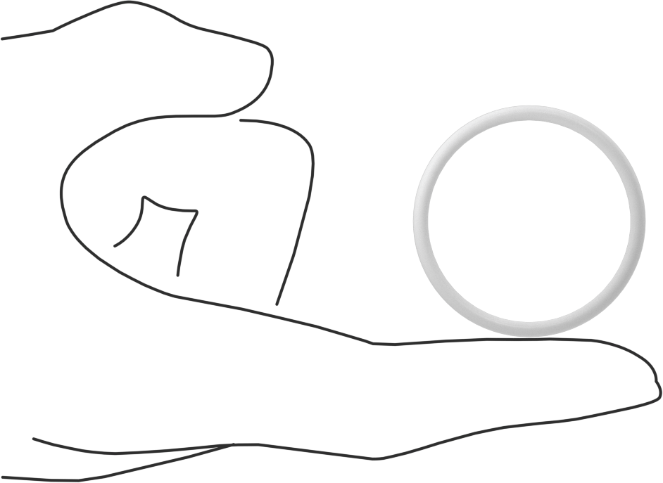 Yumuşak Viton® Floroelastomer O-Ring, FDA Uyumlu, 3/32 Kesirli Genişlik, Dash No. 127