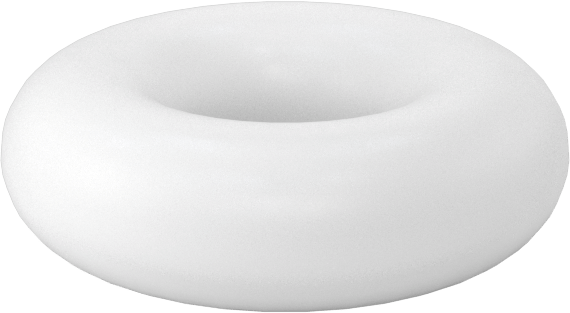 Yumuşak Viton® Floroelastomer O-Ring, FDA Uyumlu, 1/8 Kesirli Genişlik, Dash No. 201