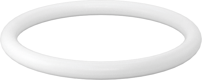 Yumuşak Viton® Floroelastomer O-Ring, FDA Uyumlu, 1/8 Kesirli Genişlik, Dash No. 221