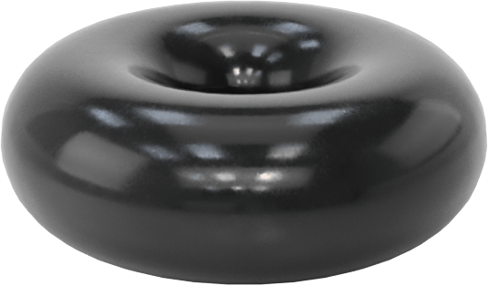 Kimyasallara Dayanıklı Viton® Floroelastomer O-Ring, Süper Esnek, 1/32 Kesirli Genişlik, Dash No. 001