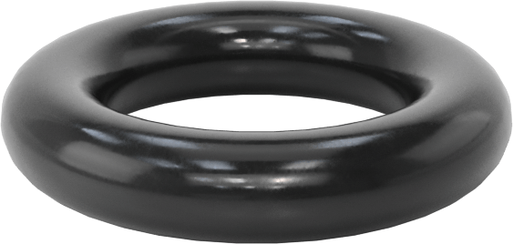 Kimyasallara Dayanıklı Viton® Floroelastomer O-Ring, Süper Esnek, 1/16 Kesirli Genişlik, Dash No. 009