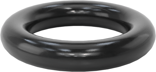 Kimyasallara Dayanıklı Viton® Floroelastomer O-Ring, Süper Esnek, 1/8 Kesirli Genişlik, Dash No. 206
