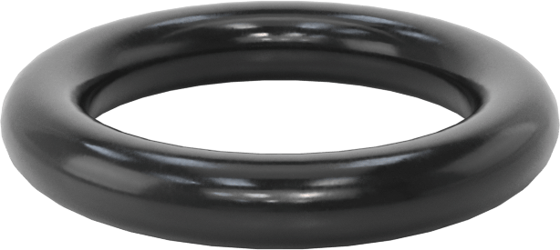 Kimyasallara Dayanıklı Viton® Floroelastomer O-Ring, Süper Esnek, 1/8 Kesirli Genişlik, Dash No. 208