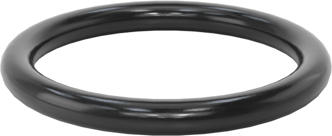 Kimyasallara Dayanıklı Viton® Floroelastomer O-Ring, Süper Esnek, 1/8 Kesirli Genişlik, Dash No. 216