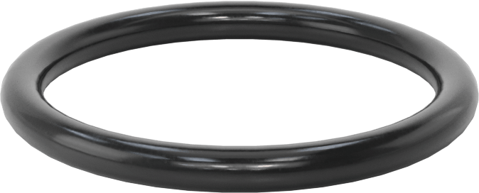 Kimyasallara Dayanıklı Viton® Floroelastomer O-Ring, Süper Esnek, 1/8 Kesirli Genişlik, Dash No. 219