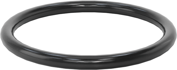 Kimyasallara Dayanıklı Viton® Floroelastomer O-Ring, Süper Esnek, 1/16 Kesirli Genişlik, Dash No. 019